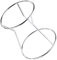 TOPBATHY Long-lasting 1pc Stainless Steel Funnel Stand Cake Funnel Accessory Non-slip Design for Kitchen