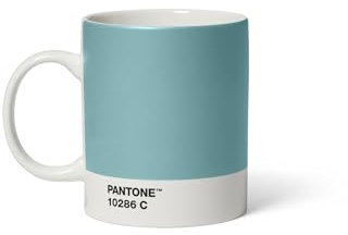 Pantone Tasse à café en porcelaine, passe au lave-vaisselle, 375 ml, bleu glacé 10286