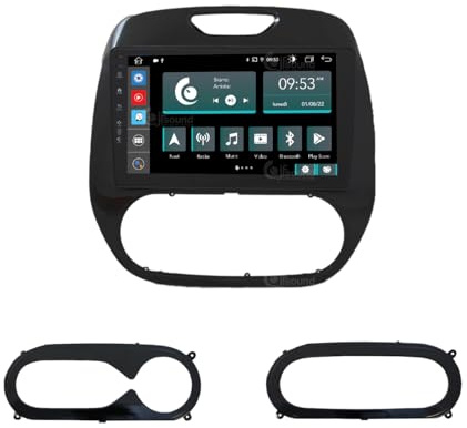 JF Sound - Autoradio Android JF-039RC-X9C-2 - Per Renault Captur (2013-2016) - CarPlay e Android Auto Wireless - GPS - 4GB RAM - 64GB ROM - DAB+ - 9 HD - Prodotto in Italia