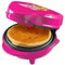 Paw Patrol Mini Waffeleisen, Waffeleisen mit Sonderplatte Skye, Waffelgröße: Ø 10cm, ideale Größe für Kinder, für Geburtstage oder als Geschenk, offizielles Lizenzprodukt, Farbe: Rosa