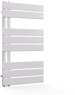 blumfeldt Badheizkörper - 320 W Wandmontierter Handtuchheizkörper Mit Seitlichem Anschluss, Modernes Stahl-Design, Handtuchhalter Für Badezimmer & Büros, 45x80 cm, Weiß