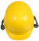 SEWACC Casco da Giallo Ventilato Elmetto Sicurezza Regolabile per Adulti Protezione Comfort e Sicurezza Costruzione