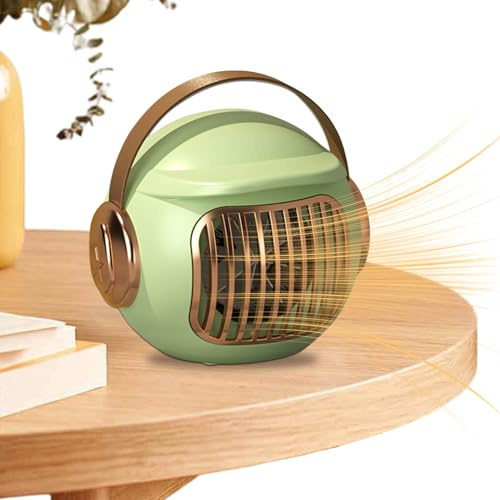 Riscaldatore Elettrico,Termoventilatore Portatile 500W,Riscaldatore da Campeggio con Protezione da Surriscaldamento - Per Ufficio Camera Da Letto Scrivania Tavolo Interno Bagno Auto Campeggio