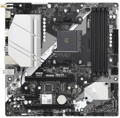 Placa Madre Placa Base Fit For ASROCK B550M/AC B550 AM4 Compatible con Ryzen 5600X 5500 5800X DDR4 4733 MHz + (OC) WiFi 5 Bluetooth M.2 NVMe Micro-ATX