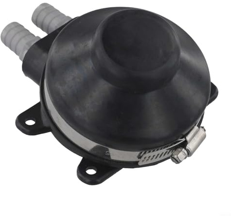 Bomba de agua operada con pie para camping, tienda de campaña, caravana, yate, caravana, baño e inodoro al aire libre, bomba de agua ligera manual hecha de plástico duradero