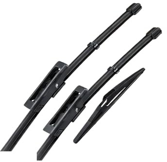 Escobillas Limpiaparabrisas 3x Para Dacia Para Duster MK2 2017-2023 24 18 12 LHD Limpiaparabrisas Traseros Delanteros Parabrisas(Bayonet Arm)
