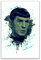 Kunstbruder Spock Color (div. Größen) - Kunst Druck auf Leinwand 60x90cm