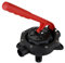 Pompa di sentina manuale, 720 GPH manuale a diaframma barca marina sentina a mano in plastica acqua pompa autoadescante (nero)