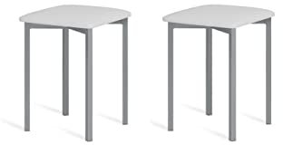 PORTUS| Conjunto 2 taburetes Activa Blanco