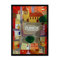Nacnic Zürich, Vintage-Poster, Dekoration für Innenräume, Vintage-Bilder, antike Werbung, Retro-Dekoration, A4, mit Rahmen