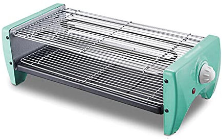 barbecue portatile Portable 2 in 1 Griglia coreana Bbq Grill Elettrico Griglia regolabile per la temperatura regolabile con takeware antiaderente e 6 paddle Facile da pulire per 1-8 persone Picnic all