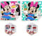 damaloo 2er Set Zauberhandtuch Kinder passend für Minnie Mouse Fans - Mitgebsel Kindergeburtstag Mädchen - Handtücher als Gastgeschenke Set Party - Gepresstes Handtuch Kinder Geburtstag