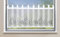 Gardinenbox Scheibengardine »Bodrum« HxB 45x140 cm Blumen Schwarz Bistrogardine Sichtschutz Dekoration Transparent Voile Küchenfenster Modern 2022410