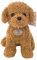 Plüsch Hund, 25cm Realistische Teddy Dog Teddy Hunde Spielzeug Kuscheltier für Kinder Plüschhund Puppe Stofftier Hund Simulation Spielzeug Plüschtiere Welpen Kissen Geschenke für Jungen Mädchen Babys