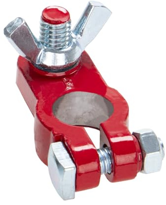 alca® Batterie-Polklemme Wing Plus (+) rot 12/24 Volt Autobatterie Klemme Batteriepoladapter Anschlussklemme Batteriepolklemme Batterie