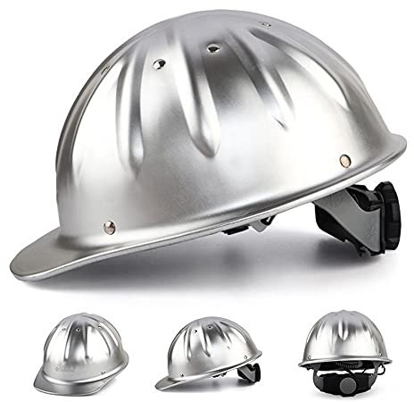 Schutzhelm, Aluminiumhelm, Verstellbarer Schutzhelm. Die Verstärkung aus Aluminiumlegierung auf der Oberseite ist sicherer und effektiver, um Durchstiche zu verhindern