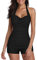 Maillot De Bain Femme 1 Pieces Ventre Plat Sexy Creux Chic Grande Taille Monokini Femme Vintage Imprimé Plage Océan Surf Plongeon Sport Natation Piscine