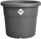 Elho Algarve Cilindro 30 cm - Grande vaso per piante da esterno - Fioriere - 100% plastica riciclata - Nero/Anthracite