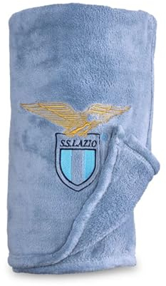 Only4fan S.r.l. Unisex – Erwachsene Plaid Lazio, himmelblau, Einheitsgröße