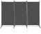 Peviasot Paravent Faltbar 3-teilig 260x180cm Paravent TrennwandSichtschutz Stellwand für innen Outdoor Garten Balkon Terrasse, Raumtrenner Anthrazit