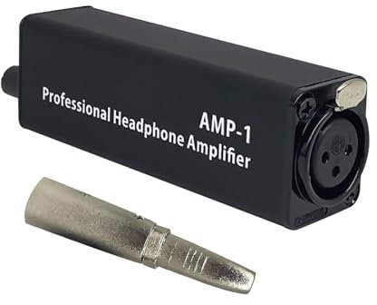 Amplificateur XLR vers écouteurs intra-auriculaires pour batteurs, guitares, claviers