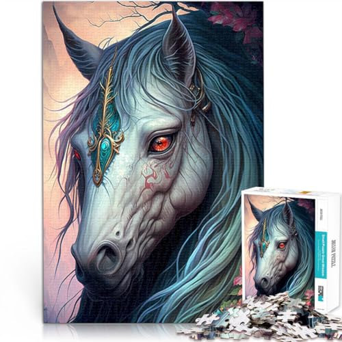 Stressabbau-Spielzeug Mythos Einhorn Teenager 1000 Teile Puzzle 26x38cm Wanddekoration Einzigartige Geburtstags ab 14 Jahren