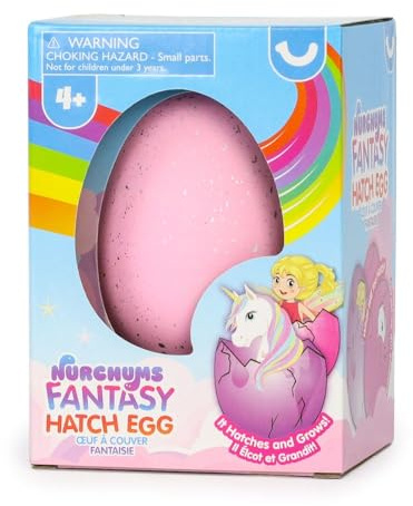 NURCHUMS Large Fantasy Hatching Egg Toy Lucky Dip - Unicorn or Fairy