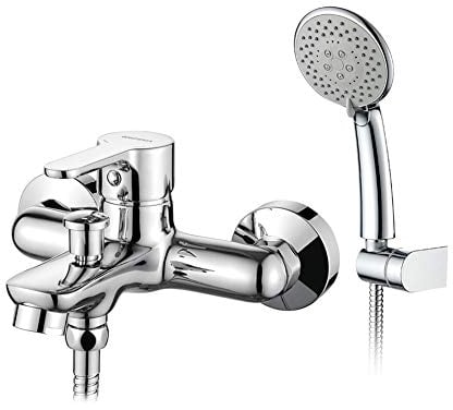 GRIFEMA G13003 Grifo para Bañera y Ducha, Cromo/Plata, 1/2 pulgada