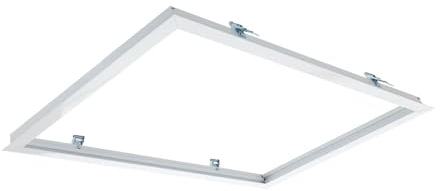 LEDKIA LIGHTING - Cadre Encastré pour Panneaux LED | Taille 60x30x3.5 cm | Aluminium Robuste | Installation Intérieure IP20, Blanc