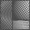 CrafTreat Stencils Pattern Halftone Circles (15 cm x 15 cm) Reusable Stencils for Painting on Wood, Canvas, Paper, Fabric, Floor, Wall and Tiles DIY Art and Craft Stencils