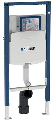 Geberit Wand-WC-Montageelement 1120 mm Sigma UP-Spk. für Kinder-Stand-WC 111915005 Weiß Glossy