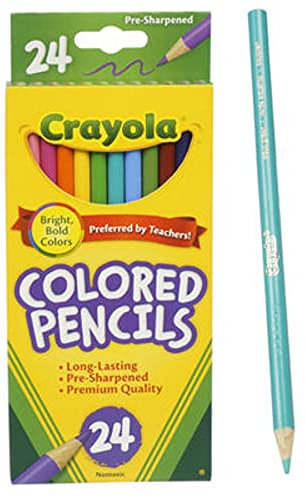Crayola Lápices de colores, colores surtidos, 24 unidades, caja de 36 paquetes