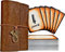 Zauberspruch-Kartenhalter für DnD/RPG, Taschen-Zauberbuch und Referenzkartenhalter, Foliant of Recollection TTRPG, Gaming-Zubehör für DnD-Anfänger und -Master, mit 60 Spielerkarten im Pokerformat