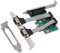 PCI Erweiterungskarte, PCI E zu 2 serielle Karte 1 Riser Karte mit parallelem Anschluss für DOS, 8/7/Vista/XP/2000/Server 2003 2008 32/64 Bit, LPT Anschlussadapterkarte