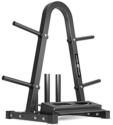 Marbo Sport Multiständer für Gewichtsscheiben, Hanteln und Stangen Schwarz Max. Tragkraft 300 kg MH-S007 2.0