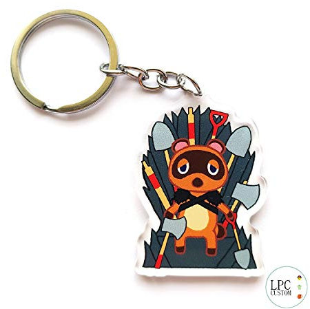 NOOK OF THRONES - Animal Crossing FANART - Porte-Clé