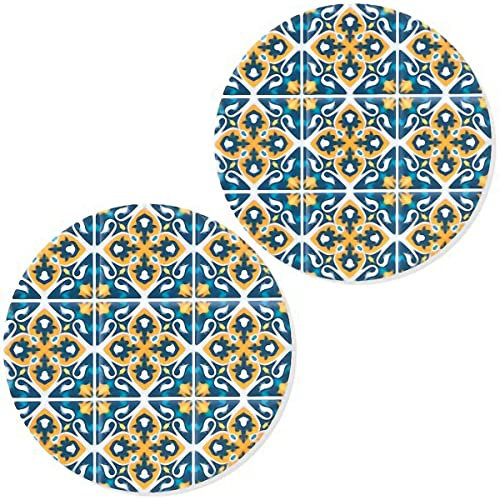 Set de 2 sous-verres Carreaux de ciment