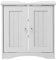 Timber Art Design UK Bathroom Sink Cabinet Bathroom Storage Cabinet Floor Under Basin with 2 Internal Shelves Freestanding Vanity Storage Cupboard Organiser Furniture, White (60 x 60 x 30 cm)