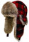 Alkaidstar Unisex Fliegermütze Rib Wolle Bomber Aviator Pilot Hat Faux Fellmütze Winter Russische Mütze Herren Bomber Hut Fliegermütze Erwachsenen Wintermütze Ohrenschützer
