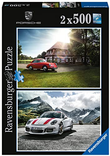 Ravensburger Puzzle 80557 - Porsche Classic 356 + Porsche 911 R - 2X 500 Teile Puzzle für Erwachsene und Kinder ab 12 Jahren
