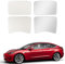 BASENOR 2023 2022 2021 Tesla Model 3 Sunshade Front & Rear Glass Roof Sun Shades Heat Cover Top Window Sun Protection for Model 3 Interior Accessories (Not Fit 2024 Model 3)