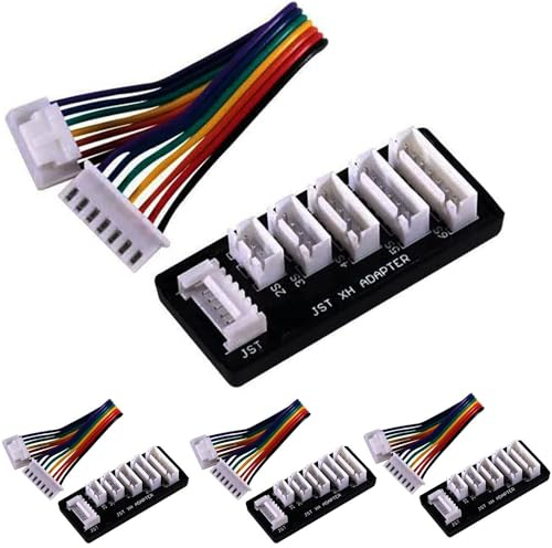 RUNCCI-YUN 3PCS 2S-6S Balancer Board lipo, Balance Ladegerät Expansion JST-XH Adapter Board für RC Lipo Akku Aufladen, Balance Akku-Ladeerweiterungsplatine, 2S-6S Balance Charger Erweiterung