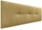 DHOME Kopfteil mit Knöpfen Hochwertig gepolstertes Kunstleder oder Acualinstoff Neue FARBREIHE Luxuriöses Bett Kopfteil Schlafzimmer Polsterung (Stoff Senf, 160x50cm (Betten 150/160))