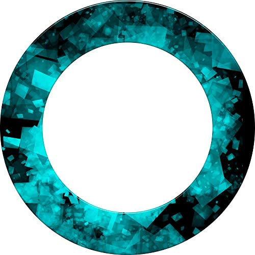 DESIGNA DARTS Dartboard Surround | Fractal Heavy Duty Design Collection | Blue
