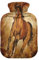 Wärmflasche mit Bezug, 1 l, transparent, für Krämpfe, Rücken, Schultern, Hand- und Fußwärmer