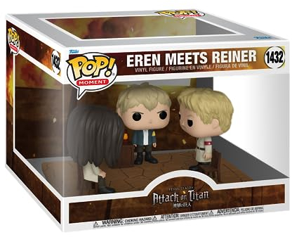 Funko Pop! Moment: AOT - Eren Jaeger Meets Reiner - Attack On Titan - Vinyl-Sammelfigur - Geschenkidee - Offizielle Handelswaren - Spielzeug Für Kinder und Erwachsene - Anime Fans