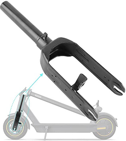 Felixstory Fourche avant de scooter pour scooter électrique Segway Ninebot Max G30 | Fourche de suspension | Support de roue avant durable Pièces de rechange pour skateboard