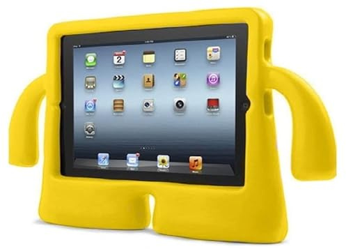 Kid Case for iPad10.2 inch 9th Generation (2021) 8th Generation (2020) 7th Generation (2021) A2603, A2604 A2197,A2200, A2198 A2428, A2429 A1701 (Yellow)
