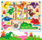 Commodum Magnetspiel Labyrinth Spielzeug, Montessori Spielzeug ab 2 3 4 5 Jahre, Zahlen Farben Lernen Sortierspiel, Dinosaurier Magnetspiel für Kinder, Labyrinth Puzzles Geschenke für Kinder