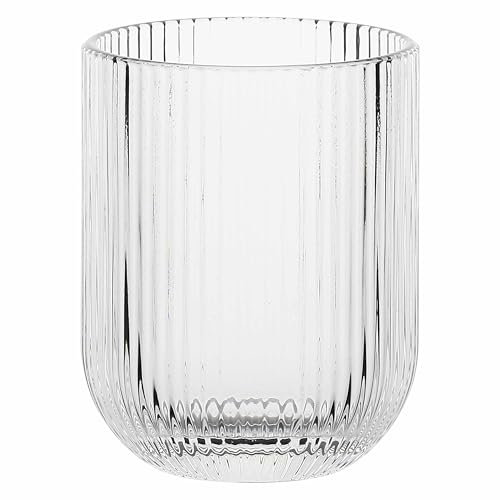 ROSE & TULIPANI MILANO Twisty Transparent Glas, 260 ml, Wiederverwendbar